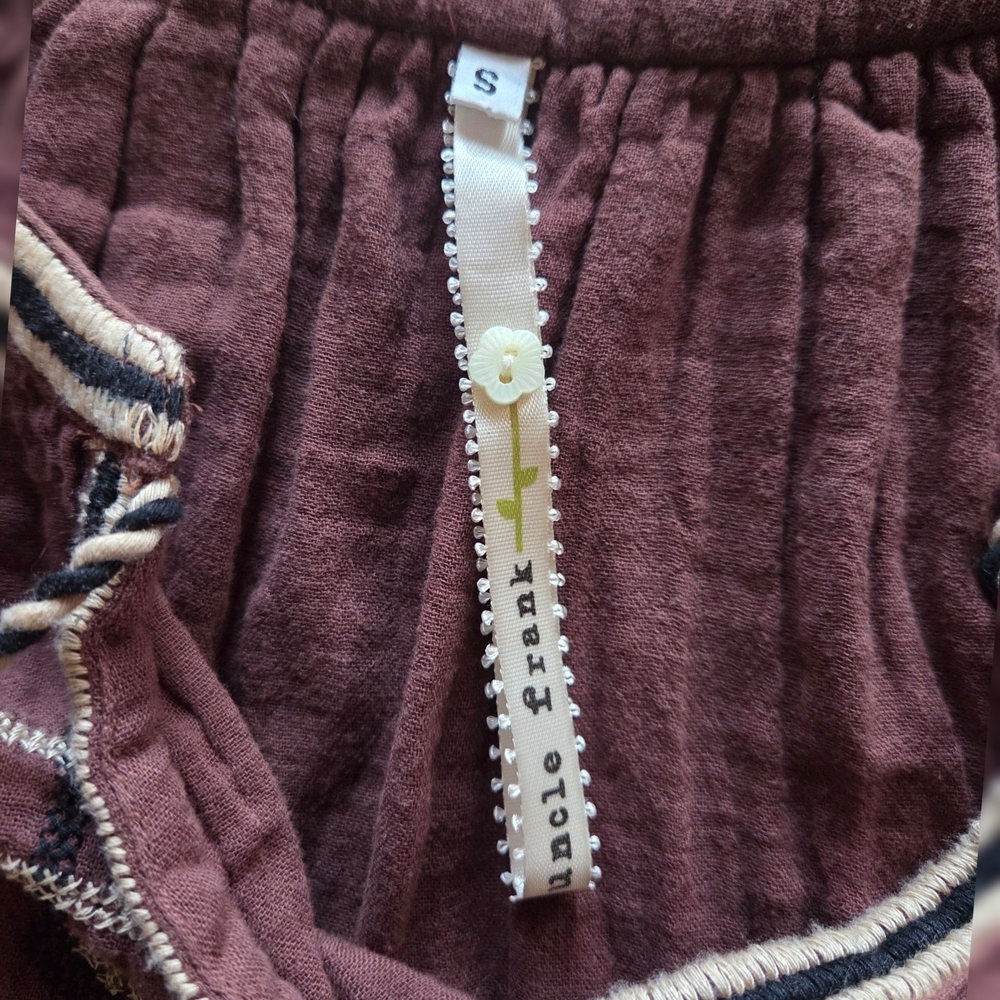 Uncle Frank Plum Textured Dress - Picture 9 of 10